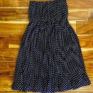 Hazel Strapless Polka Dot Dress